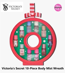 VICTORIA'S SECRET 10-Piece Body Mist Wreath Fragrance Gift Set - NIB - Picture 1 of 10