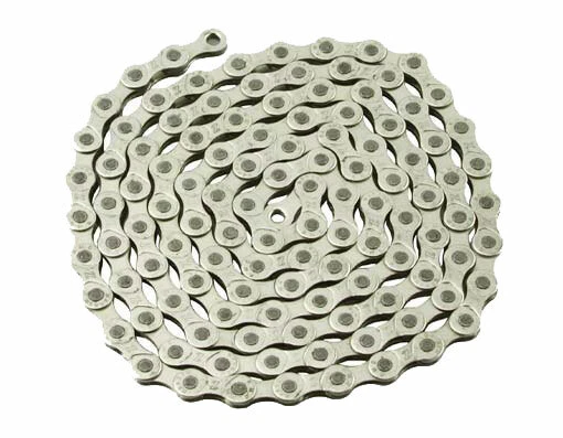 ¡ORIGINAL! CADENA KMC 1/2X3/32 116 Z-8.1 8/VELOCIDADES EN CROMO O MARRÓN.PIEZAS MOTO. Foto 1 de 1