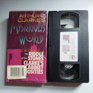 VHS Arthur C. Clarke’s Mysterious World Riddle Stone Cabinet Curiosities Tested - Picture 1 of 2