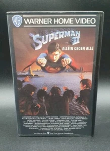 Superman 2 - Christopher Reeve . Warner Home Video / VHS Kassette / Rar - Imagen 1 de 3