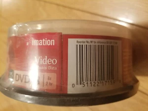Qauntity 4 of imation DVD-R 25 pack  New in package total 100 CDs - Afbeelding 1 van 7