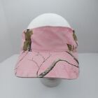 Realtree Pink Camo Visor Strap back Hat Cap