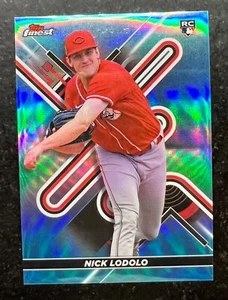 2022 Finest Sky Blue Refractor Nick Lodolo #60 277/300 - Picture 1 of 2