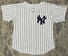 Rare 80's Vintage New York Yankees Rawlings Jersey Shirt Mens LG Made in USA