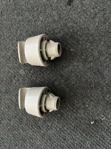 13-18 Nissan Altima Sun Visor Retainer Clips Gray Set Of 2 OEM - Bild 1 von 3