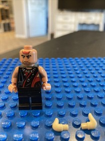 LEGO Mola Ram Minifigure 7199 Indiana Jones Temple Doom iaj031 w/o Helmet Note *