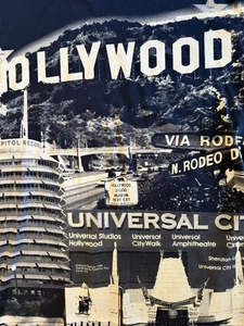 T-shirt vintage années 90 Hollywood California Allstyle AOP imprimé intégral (homme XL) - Photo 1/7