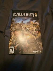 Call Of Duty 3 (PlayStation 2) MANUAL ONLY - Picture 1 of 2