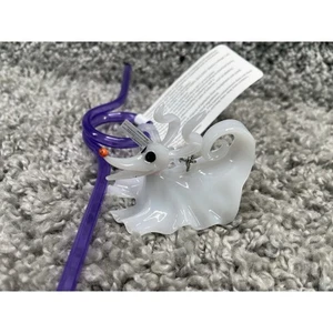 Disneyland Nightmare Before Christmas Zero Light Up Straw Clip Brand New - Picture 1 of 10