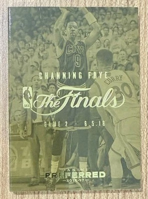 2016-17 Preferido Finales de la NBA Juego 2 Parche Folleto Usado en el Juego Channing Frye #/99! Foto 1 de 3