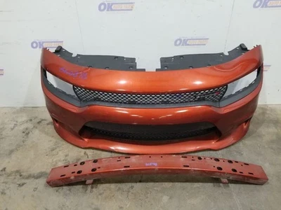 20-21 DODGE CHARGER OEM FRONT BUMPER ASSEMBLY ORANGE WITH GRILLES FOGS - READ - Изображение 1 из 4