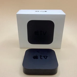 Black Apple TV 4K 1st Gen Model A1842 64GB with Remote (8B) MO#761 - Picture 1 of 12