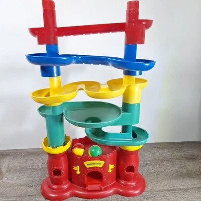 De Colección Castillo Marbleworks Torre de Juego Descubrimiento Juguetes 2 Bolas Faltan Piezas #1756 STEM Foto 1 de 4