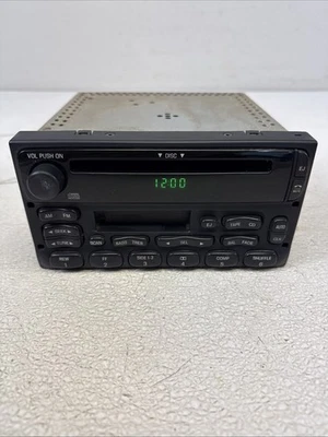 Receptor de radio reproductor de CD Ford F-150 AM FM 2001-2003 OEM YU3F-18C868-AA PROBADO Foto 1 de 4