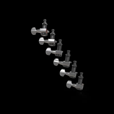 Máquinas afinadoras de ajuste automático D'Addario | 6 en línea | Cromo Foto 1 de 3