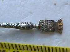 STERLING SILVER SPOON WITH ARMENIA AND INSCRIBED UNUSUAL SILVER STAMP