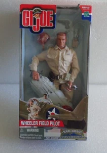 NEW NIB 2000 HASBRO GI JOE PEARL HARBOR COLLECTION WHEELER FIELD PILOT 81565 - Picture 1 of 3