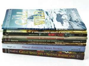 LOT OF 8 DOVER THRIFT EDITIONS BOOKS - Picture 1 of 9
