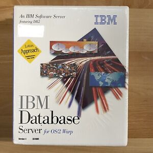 IBM Database Server for OS/2 WARP Version 4 Ft. DB2 & Lotus Approach NOS SEALED