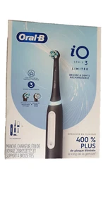 Oral-B iO Series 3 Limited Electric Toothbrush Matte Black 3-Modes Rechargeable - Picture 1 of 6