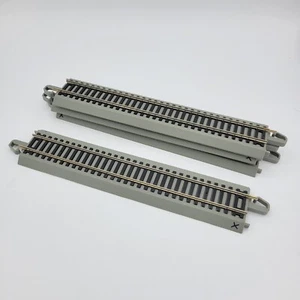Bachmann E-Z Track HO Straight 9in Gray Set of 4 - Picture 1 of 4