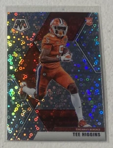 TEE HIGGINS - 2020 No Huddle Mosaic - SILVER DISCO PRIZM RC - Photo Variant SP - Picture 1 of 2