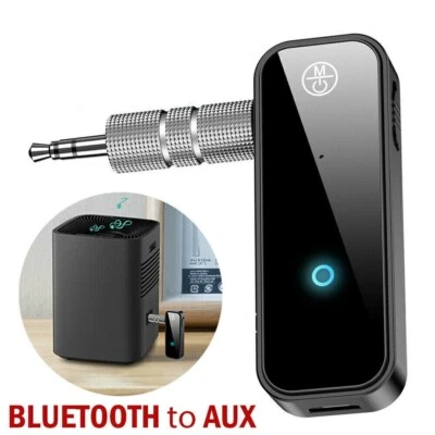 MARKENLOS Auto BT 5.0 Wireless 3.5mm Klinke AUX Empfänger Adapter Musik Audio KFZ NEU