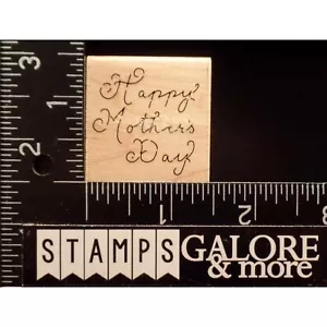 Estampillas de goma de JRL DESIGNS FELIZ DÍA DE LA MADRE DESEOS DICIENDO #T06 - Imagen 1 de 2