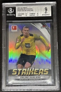 2021-22 Topps Finest Erling Haaland #FSEH BGS 9 - Picture 1 of 2