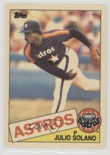 1985 Topps Collector's Edition (Tiffany) Julio Solano #353 Rookie RC