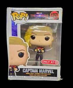 Funko Pop! Vinyl: Marvel - Captain Marvel Target (Exclusive) #1257 **Damaged Box - Picture 1 of 8