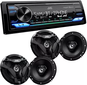 JVC Digital Media Receiver Bluetooth® Alexa / USB + 4x JVC 6.5 Inch Car speaker - Picture 1 of 3