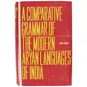INDIA Languages Hindi Punjabi Sindhi Bengali Oriya GRAMMAR Beames 1970 Aryan HC - Picture 1 of 6