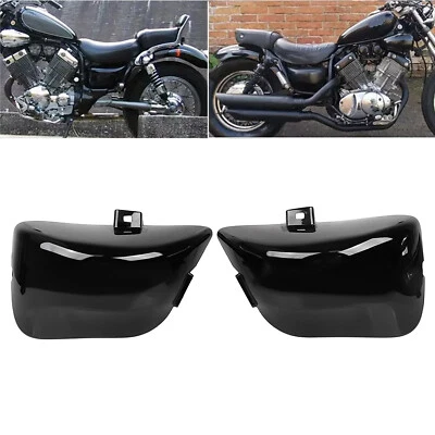 ABS Plastic L&R Side Battery Protect Cover Fairing For Yamaha Virago 535 XV535 Foto 1 de 4
