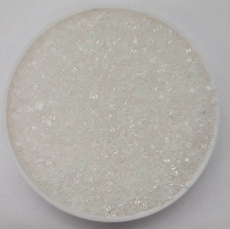 Белые грубые кристаллы сахара съедобные вечеринки брызги - вы выбираете количество - Изображение 1 из 1