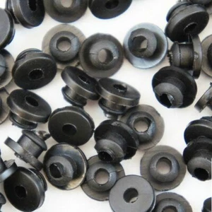 100,200,300,400,500,1000 pcs Black Tattoo Armature Bar A-BAR Nipple Grommets - Picture 1 of 1