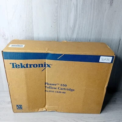 TEKTRONIX PHASER 550 YELLOW TONER CARTRIDGE - NEW IN BOX INK - Image 1 of 4