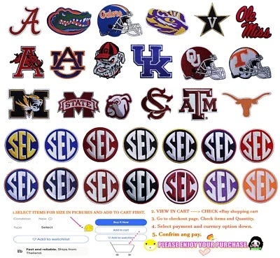 SEC~Conferenc EMBROIDERED Patches(Select options)✈Thai by USPS agent