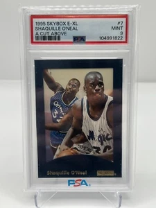 1995 SKYBOX E-XL SHAQUILLE O'NEAL A CUT ABOVE NO. 7 ORLANDO MAGIC PSA 9 - Picture 1 of 2