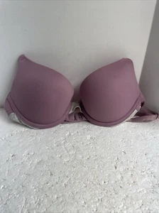 Reggiseno rosa Victoria Secret 32A Wear Everywhere Push Up viola grigio - Foto 1 di 10