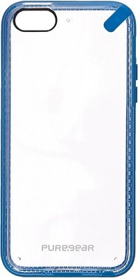 Funda delgada PureGear para iPhone 5C, transparente/azul Foto 1 de 4