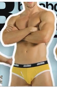 New aussieBum Essential Bamboo Brief, Yellow, Small - Picture 1 of 4