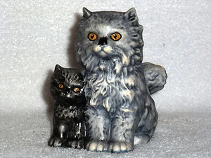 Goebel entzückende graue Perserkatze mit Kätzchen Figur #31008-12 TMK 5 - Bild 1 von 10