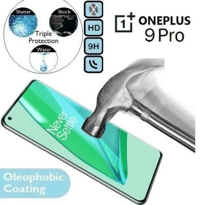 100%Genuine Tempered Glass Screen Protector(Flat)One Plus 9Pro For OnePlus 9 Pro - Image 1 of 2