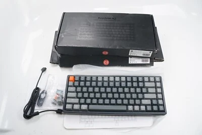 2 New Keychron K2 V1 Brown Wireless RGB Backlit Mechanical Keyboard Aluminum - Image 1 of 4