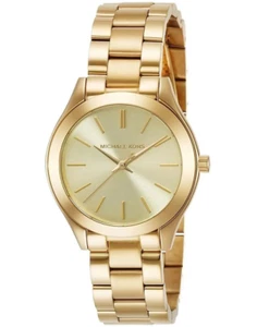 MICHAEL KORS Slim Runway Mini MK3512 Gold 33mm Damenuhr NEU MK Uhr - Bild 1 von 7