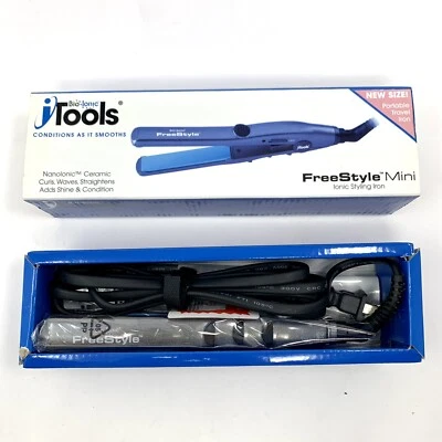 Bio Ionic iTools Freestyle Travel Mini Styling Flat Iron 5/8" Nano Ionic Plates - Image 1 of 4