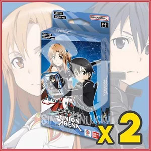 UNION ARENA TCG: Sword Art Online Starter Deck 50 Cards Bundle x2 IN STOCK - Picture 1 of 2