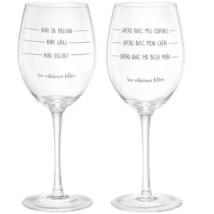 Set mit 2 Weingläsern - Les Vilaines Filles - Bild 1 von 4