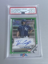 2021 Bowman Chrome - Prospect Autographs  Green Atomic Refractor #CPA-TG...